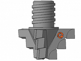 Долото шнековое лопастное Д3ЛП-95.42.Сп.28 фото