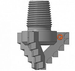 Долото шнековое лопастное Д3ЛК-112.З-42 фото
